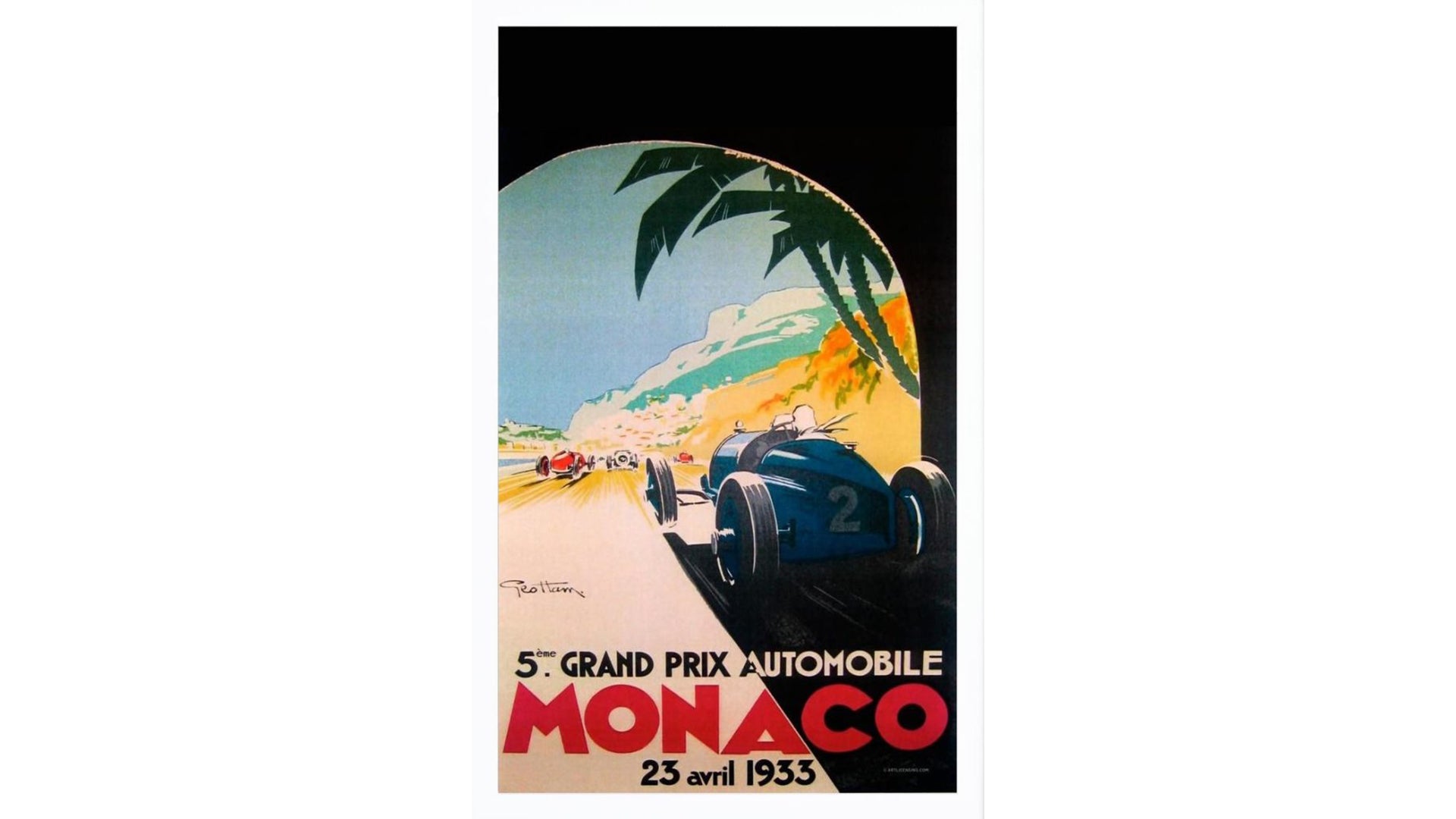 Monaco Grand Prix (1933) Magnet