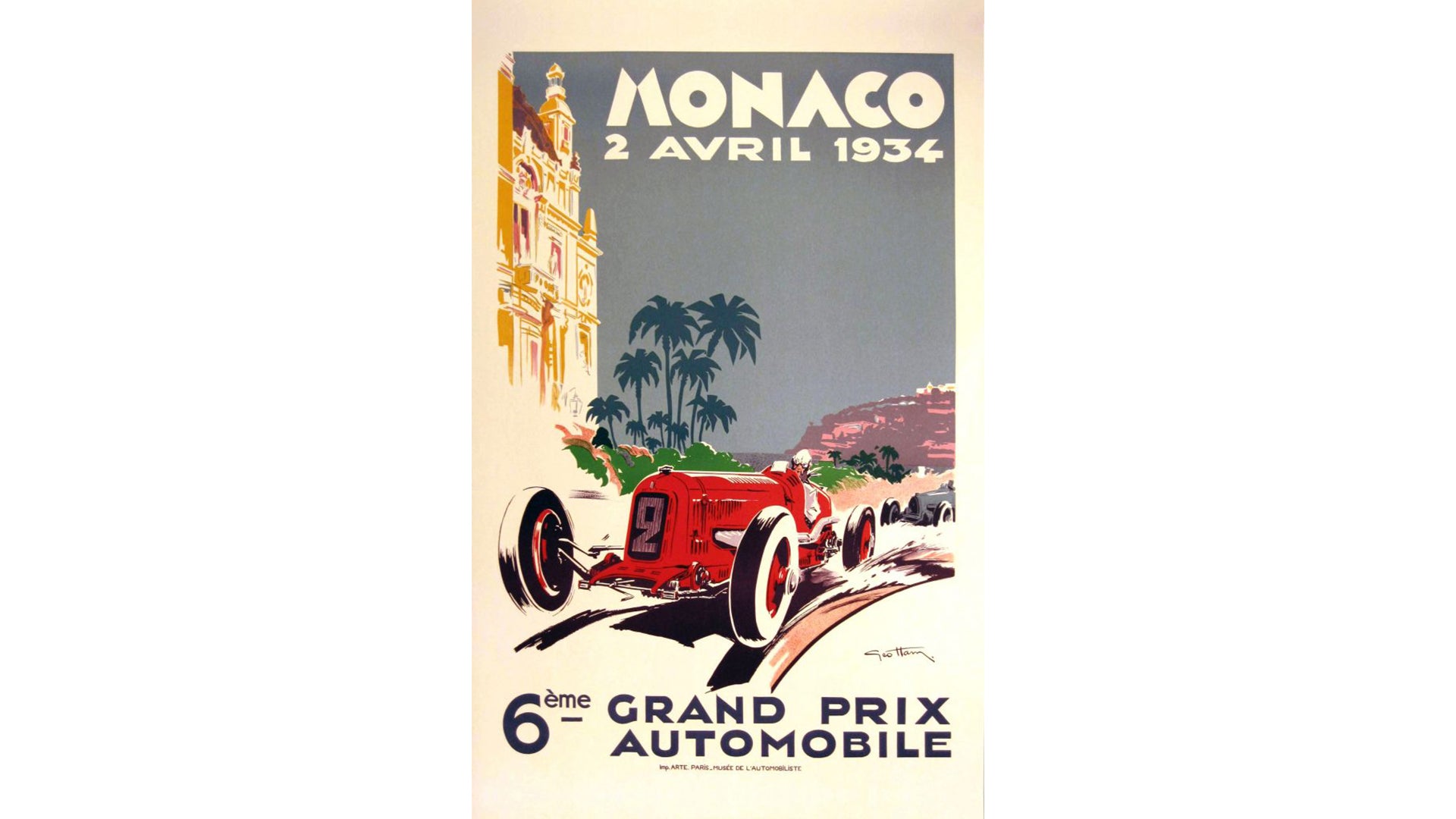 Monaco Grand Prix (1934) Magnet