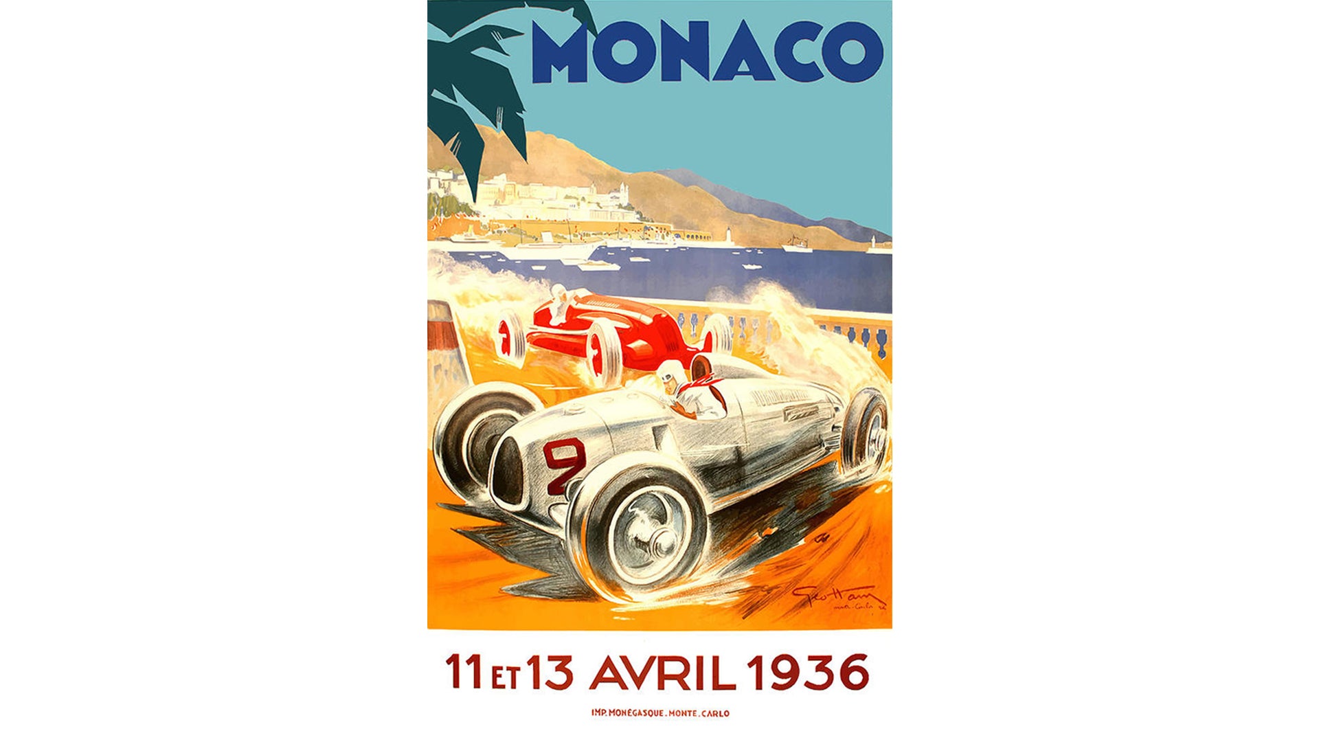 Monaco Grand Prix (1936) Magnet