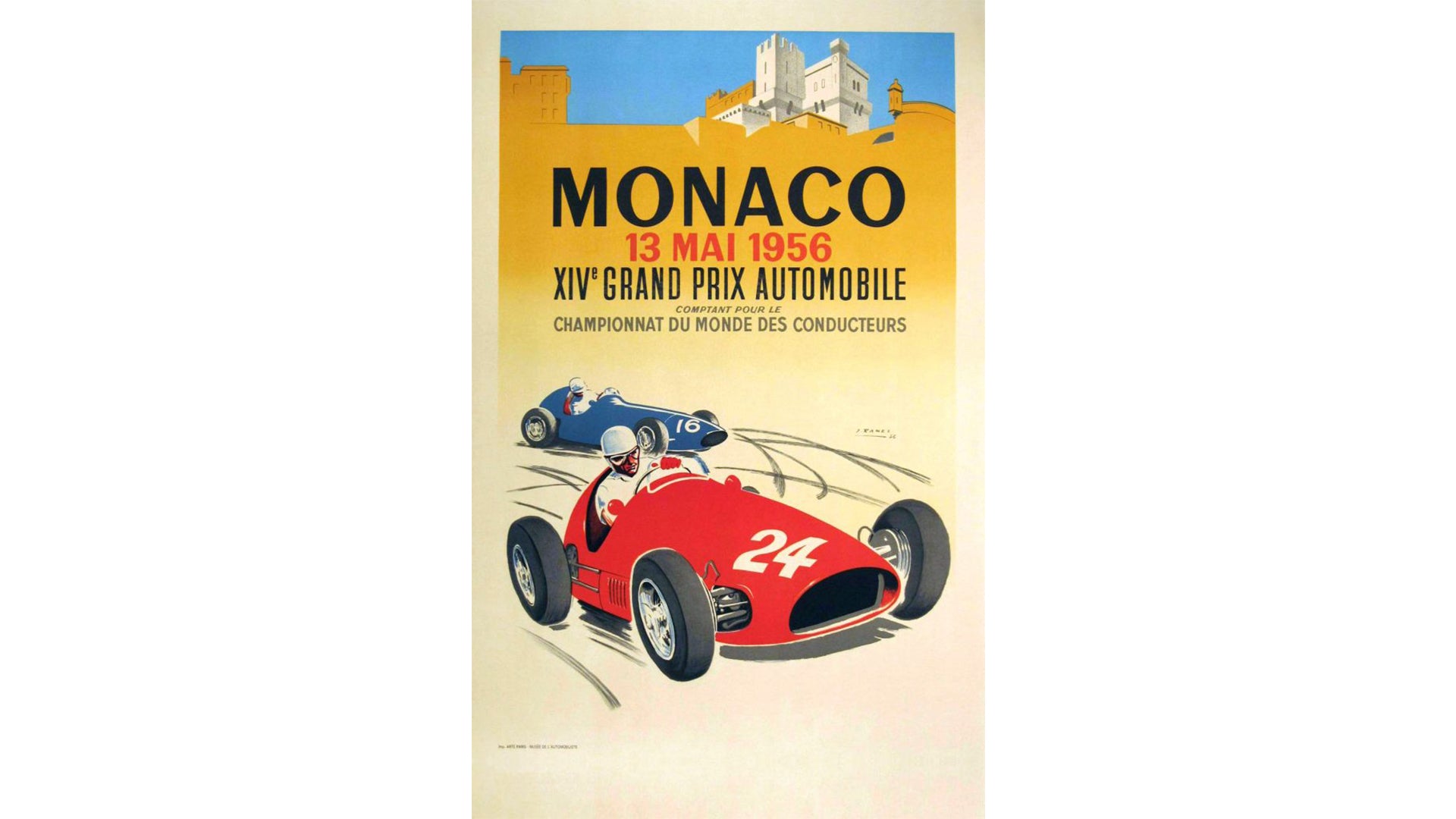 Monaco Grand Prix (1956) Magnet