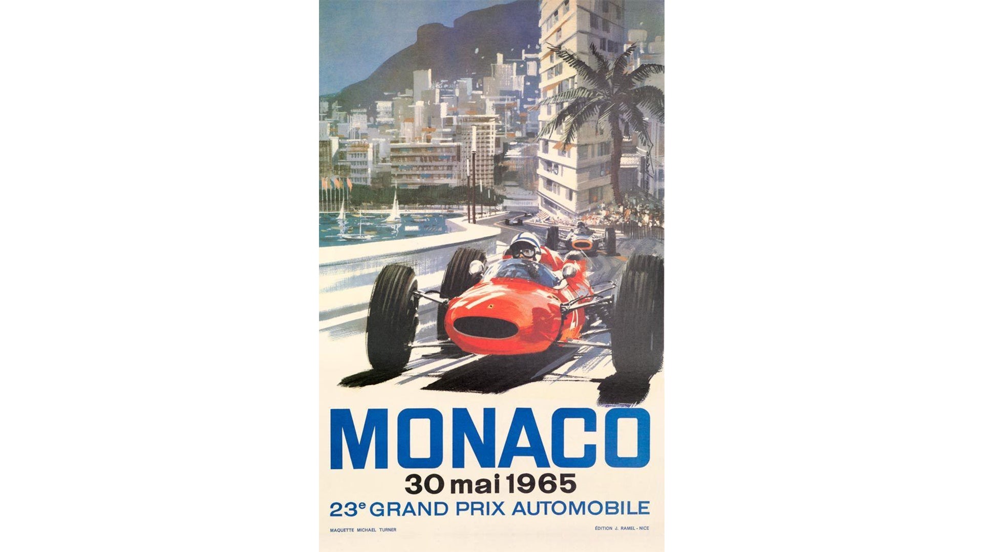 Monaco Grand Prix (1965) Magnet