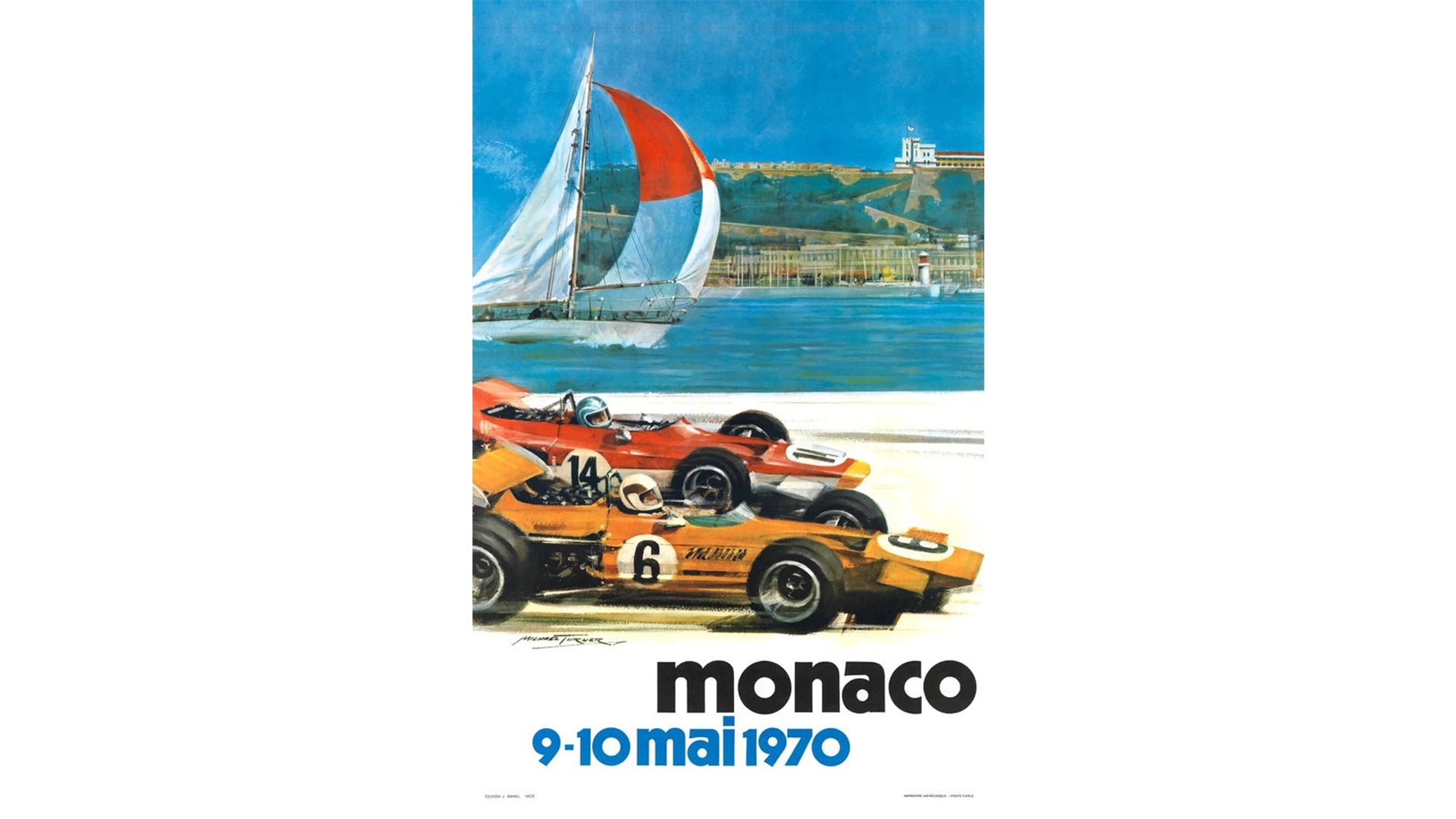 Monaco Grand Prix Magnet (1970)