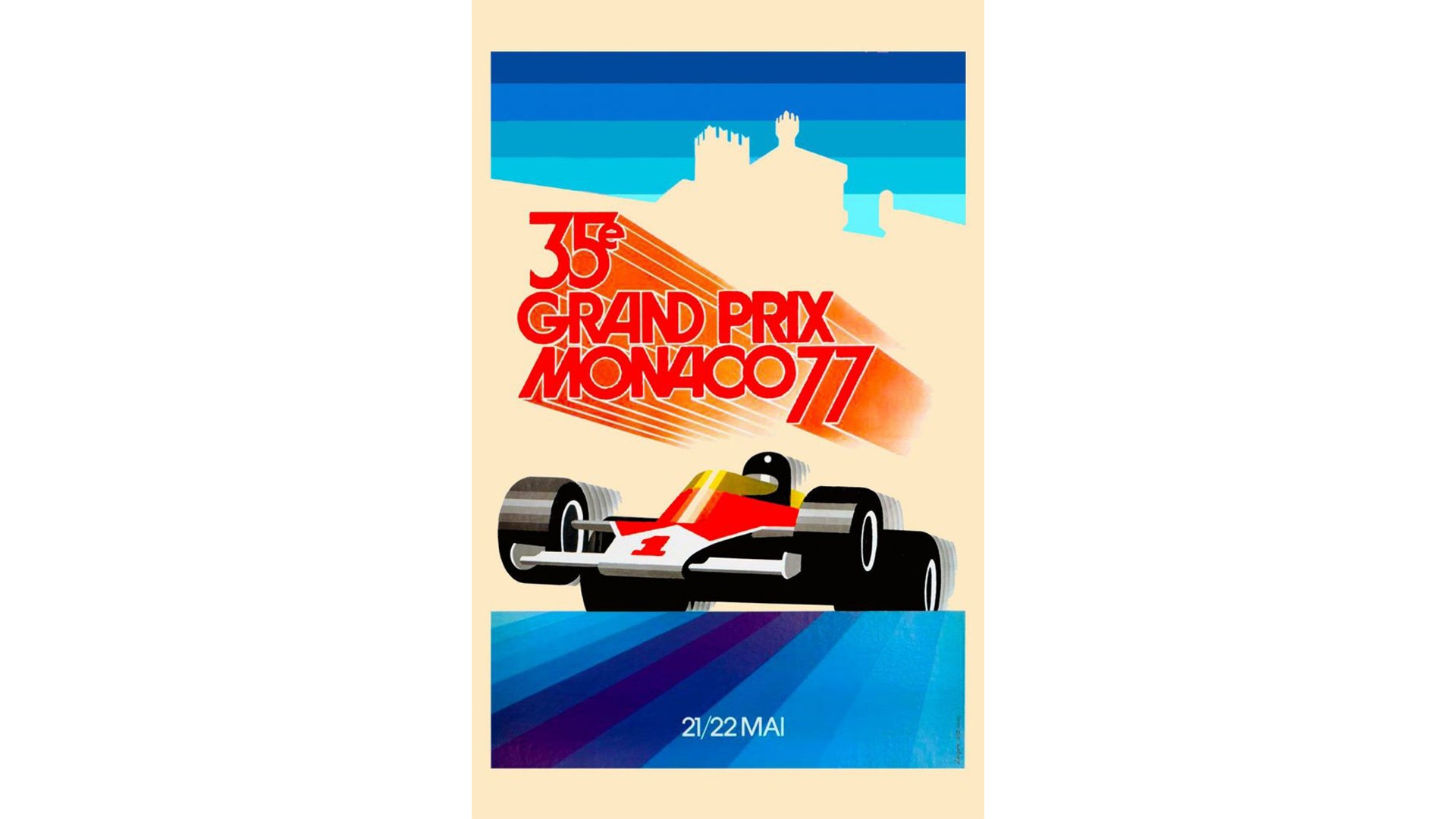 Monaco Grand Prix Magnet (1977)