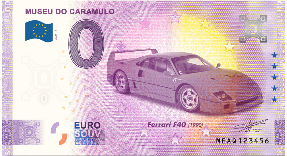 Ferrari F40 Banknote