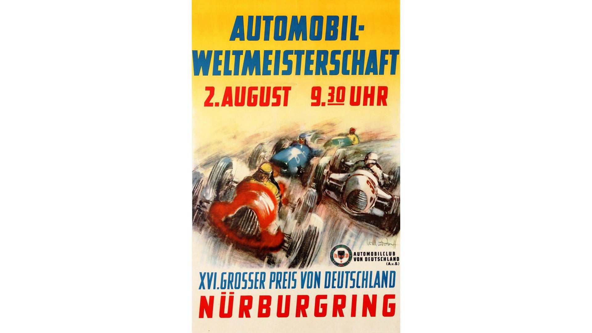 German Grand Prix - Nürburgring (1953) Magnet
