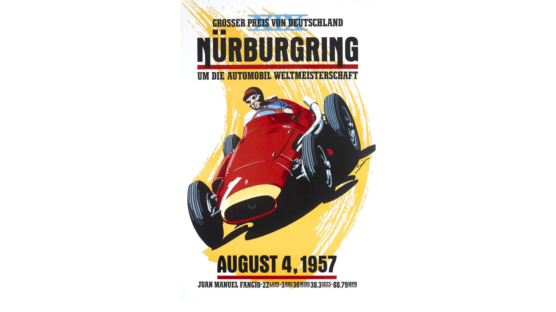 German Grand Prix - Nürburgring (1957) Magnet