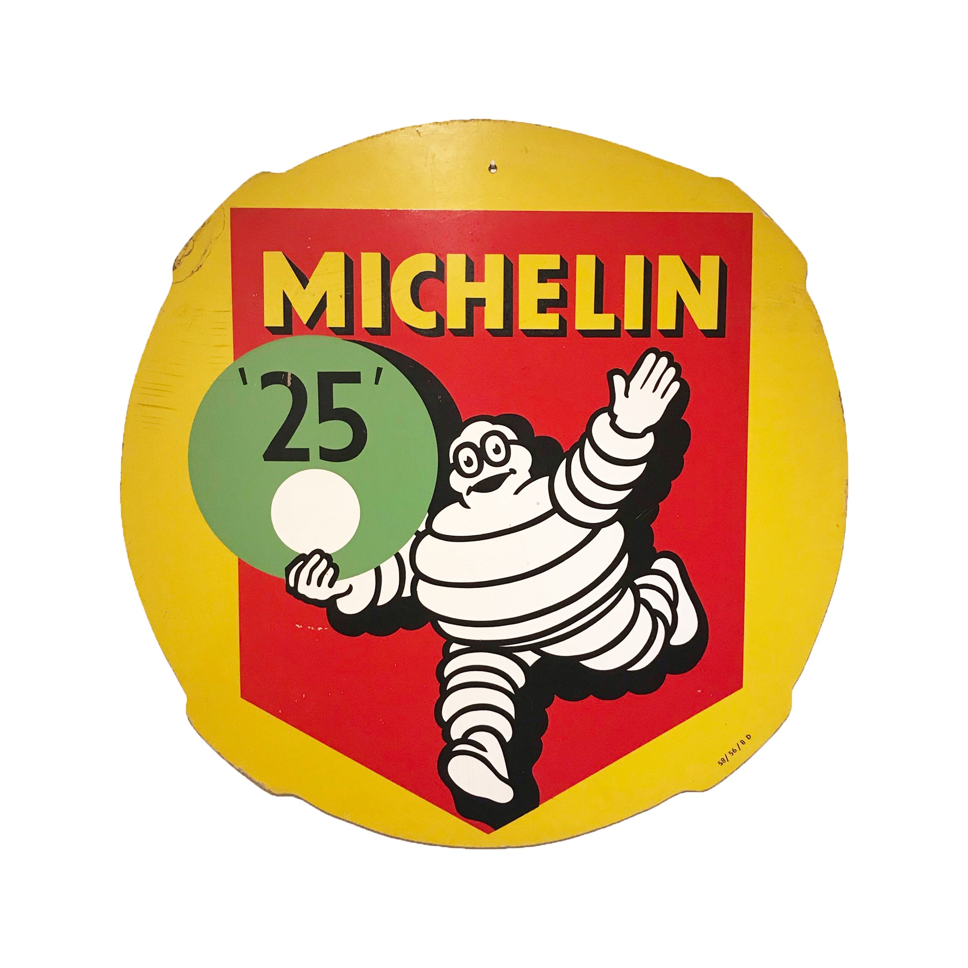 Original Michelin '25' wood sign