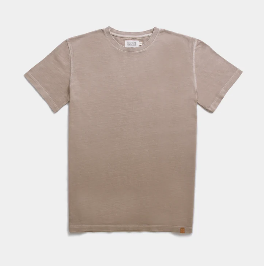 The Organic Cotton Tee in Light Brown