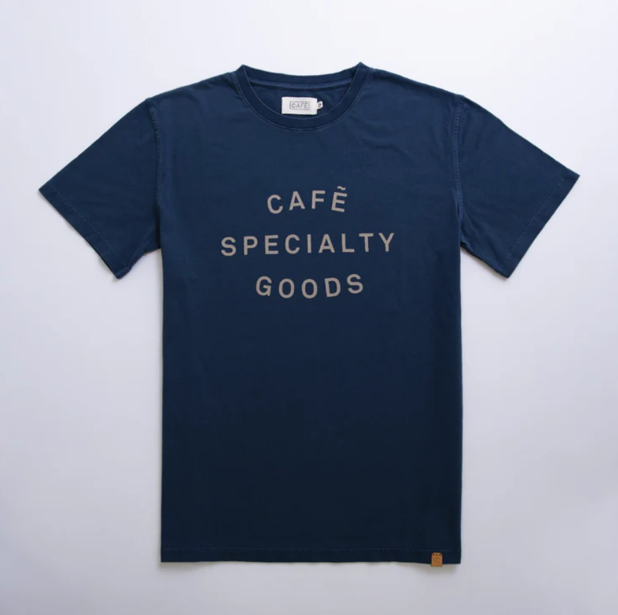 The Organic Tee in Navy/Be Authentic