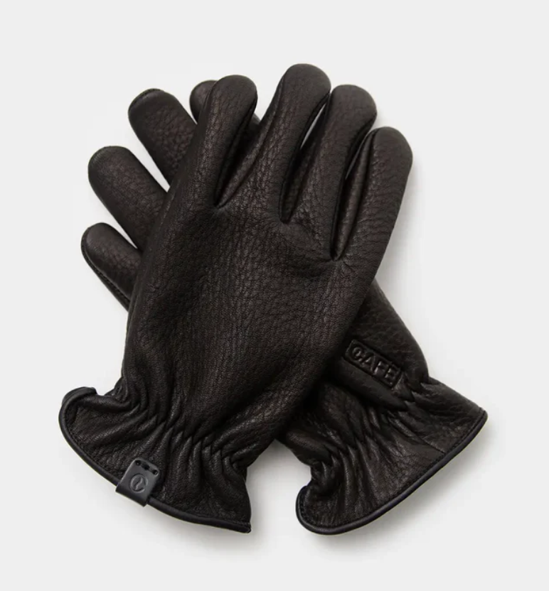 The Original Deerskin Gloves in Black