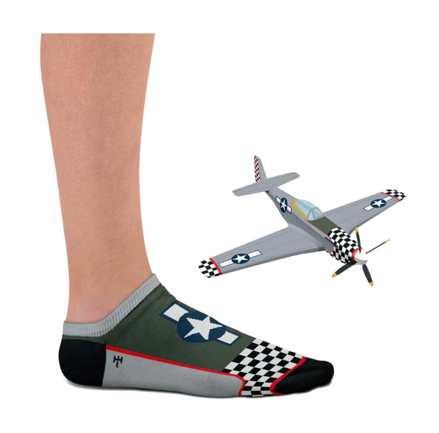 P51 Mustang Low Socks