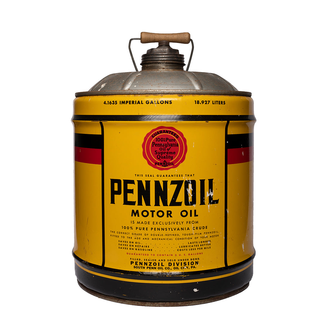 Original Pennzoil Motor Oil Can