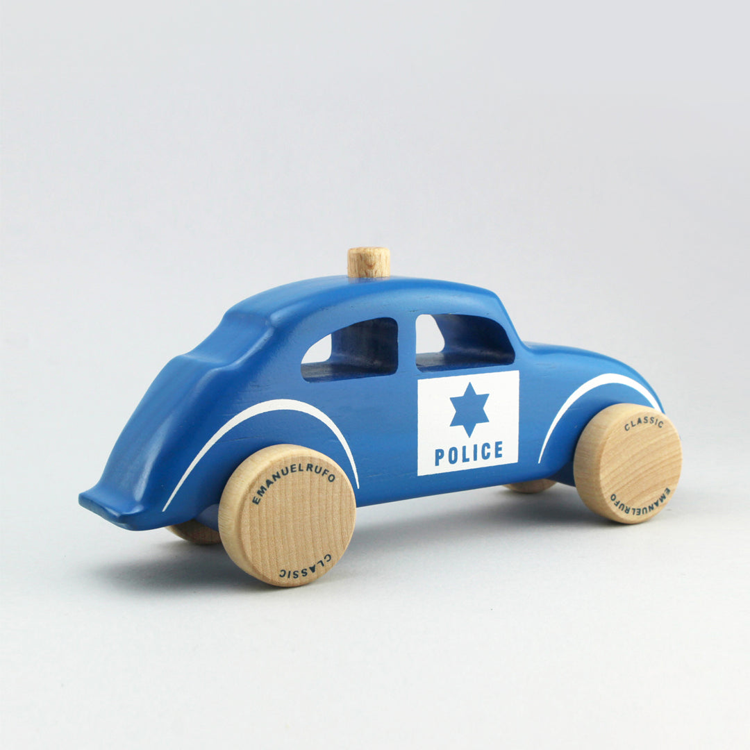 CL 12 Wood Toy Car Inspired by the 60's Police Car