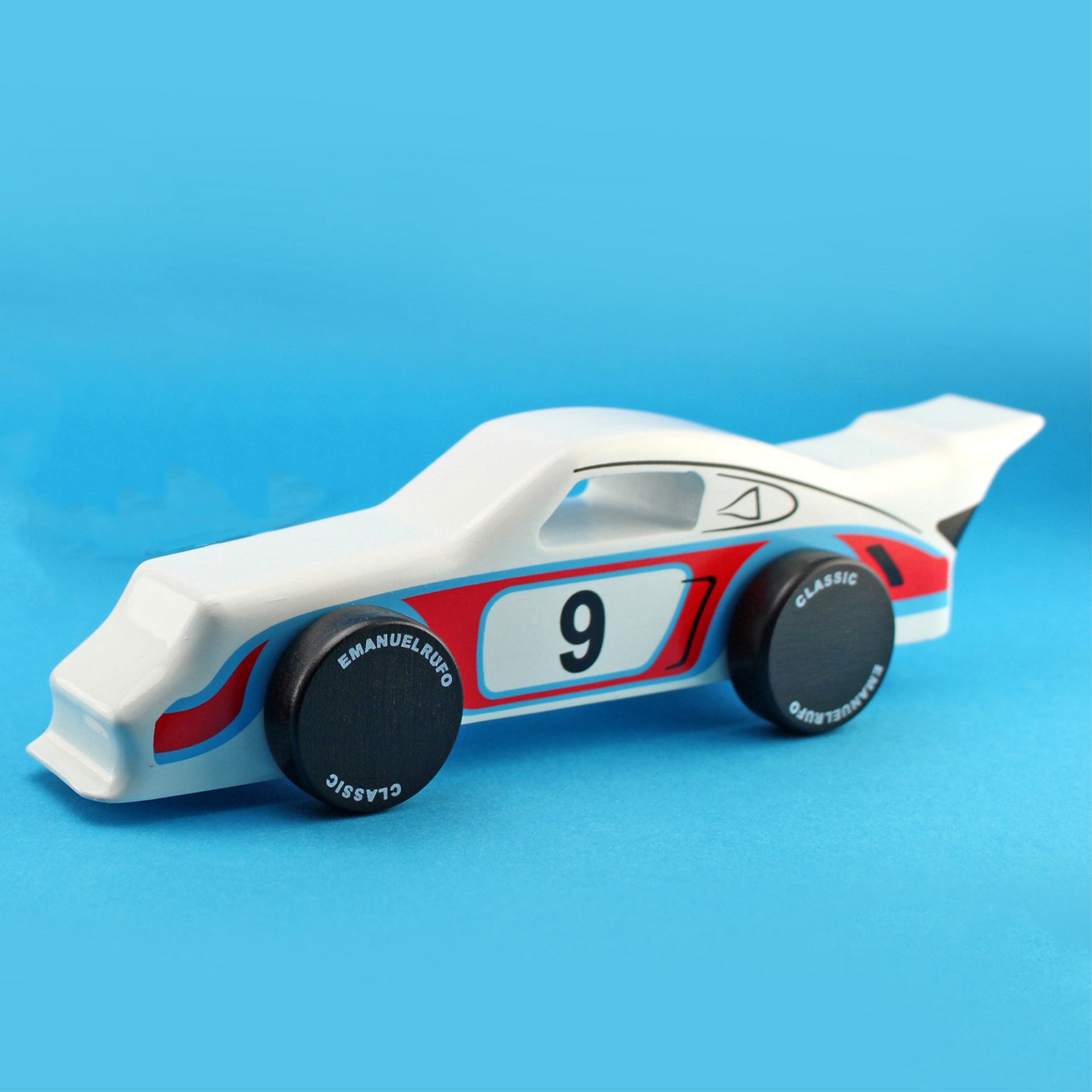 CL 24 Wood Car Toy Inspired by a Charismatic European Race Car