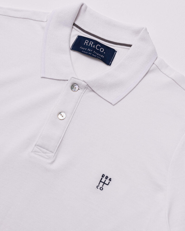Retro Classic Polo - White