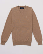 Retro Classic Pullover - Beige