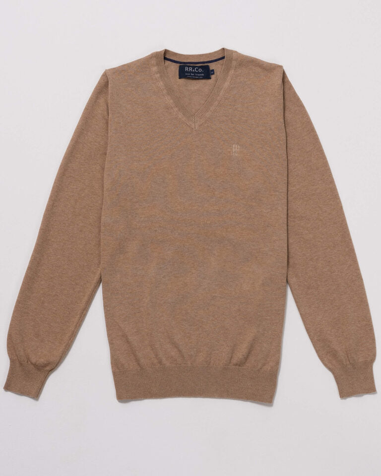 Retro Classic Pullover - Beige