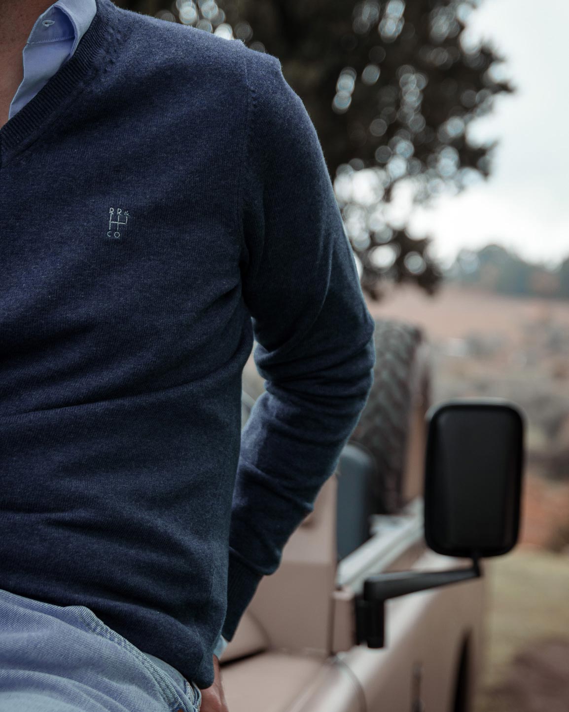 Retro Classic Pullover - Blue
