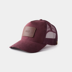 Suede Mesh Cap Burgundy - Roasted