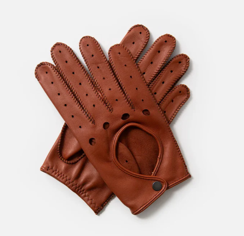 The Targa Driving Gloves in Roasted