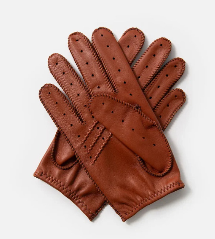 The Targa Driving Gloves in Roasted
