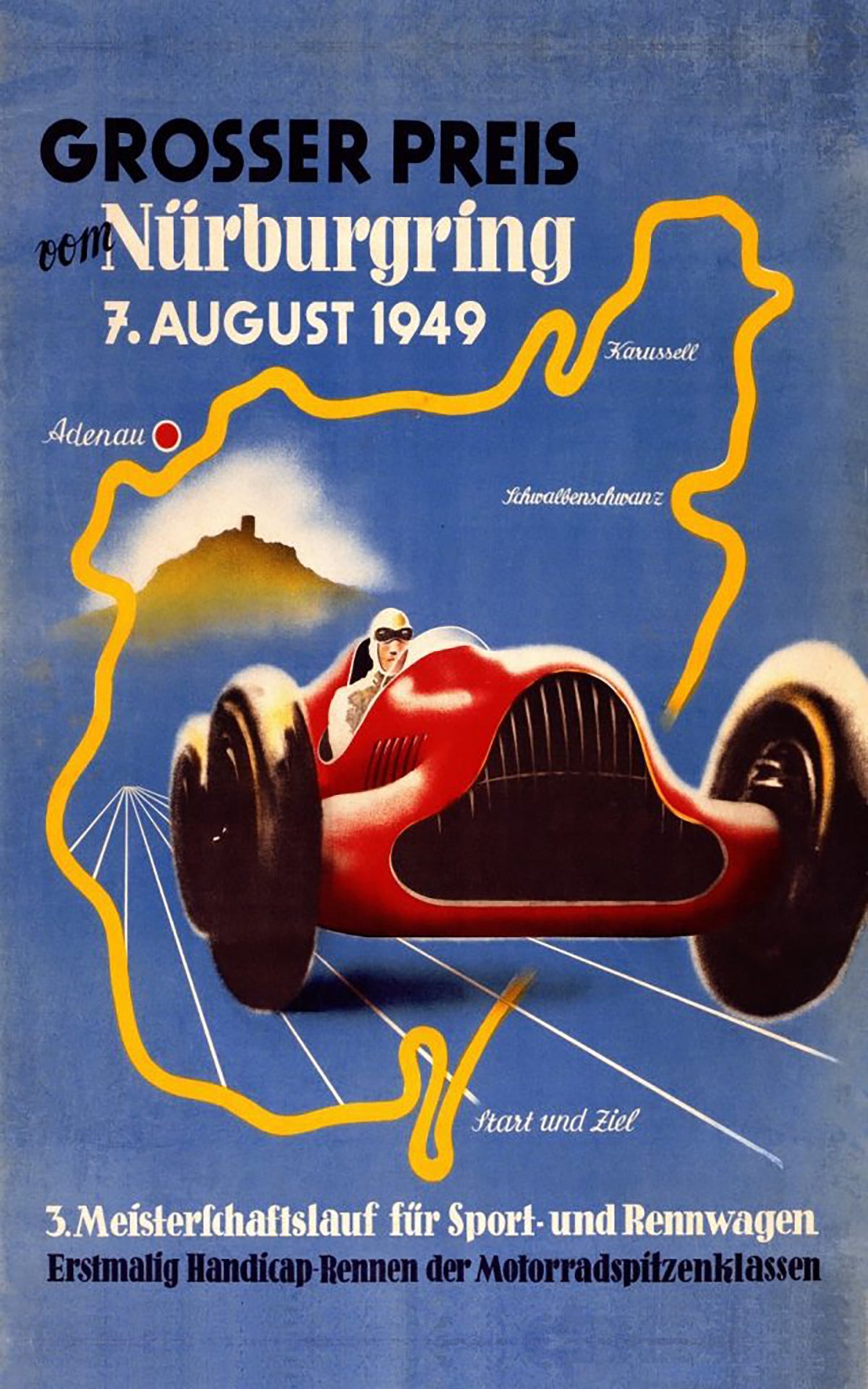 German Grand Prix - Nürburgring (1949) Magnet