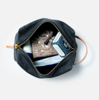 Toiletry Bag in Navy & Ocean