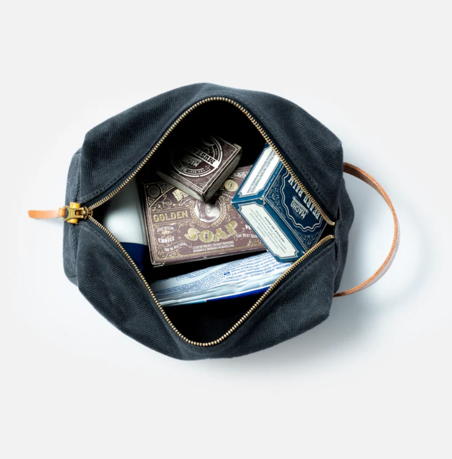 Toiletry Bag Charcoal & Roasted