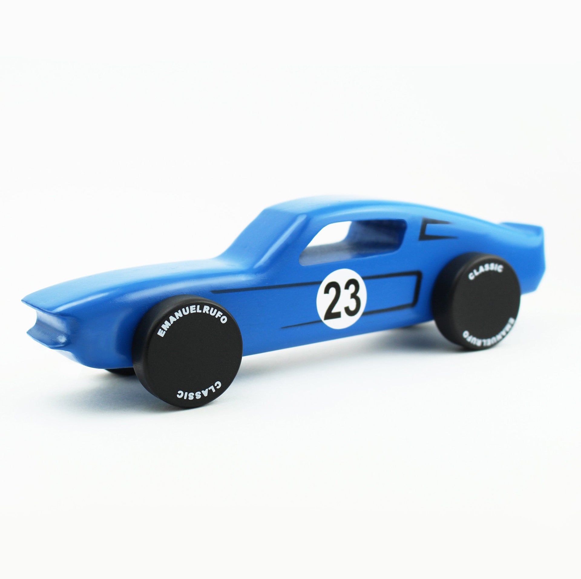 CL 06 Wood Toy Car Inspired by an Iconic American Muscle Car of the 60's