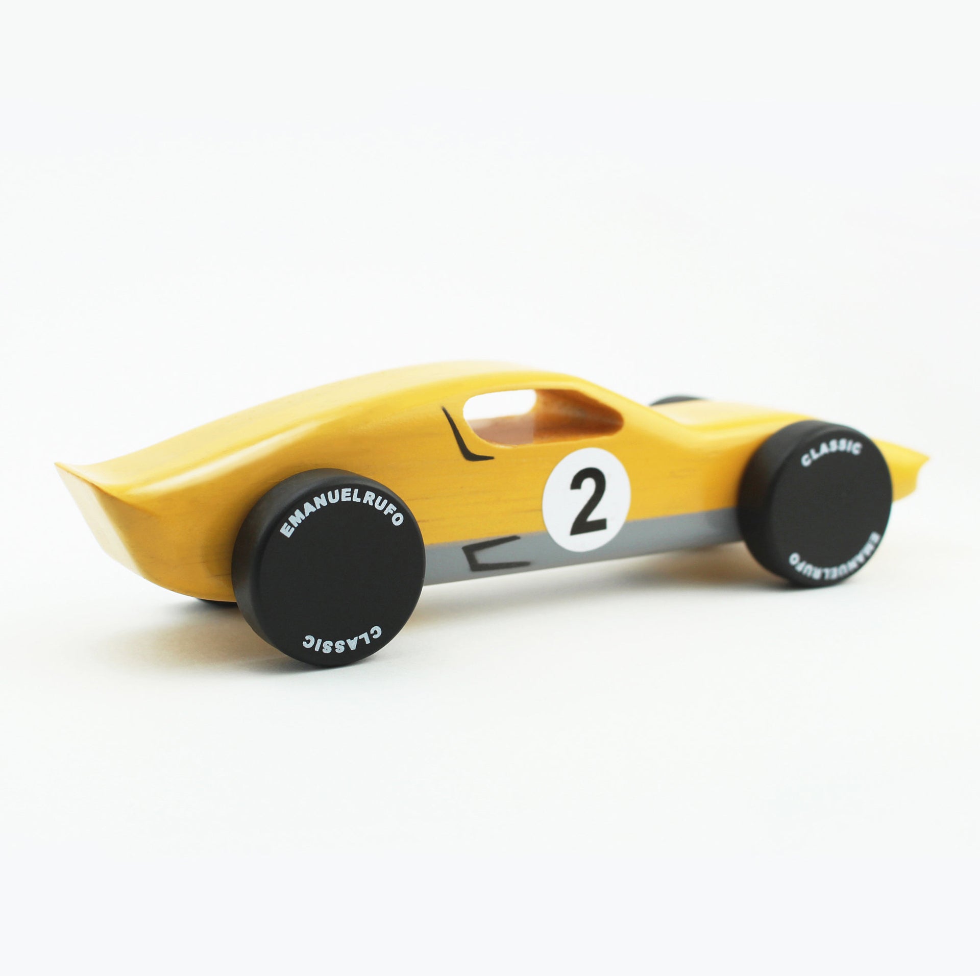 CL 04 Wood Toy Car Inspired by a Classic Italian Supercar