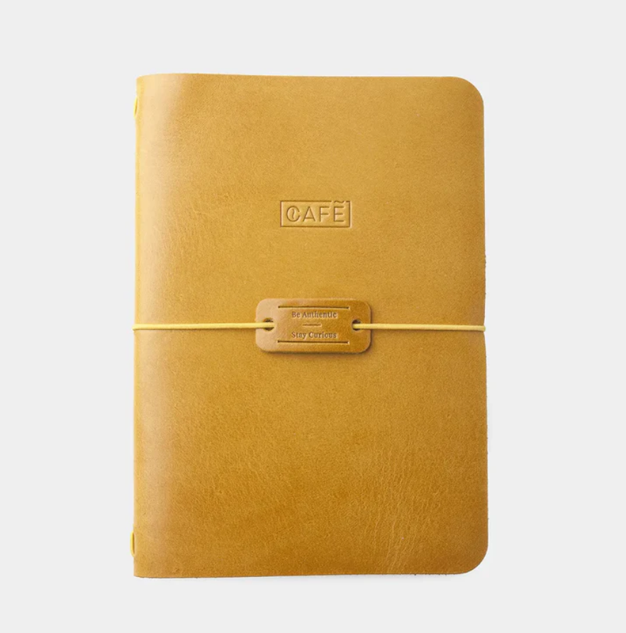 Travel Notebook A5 - Spicy Mustard