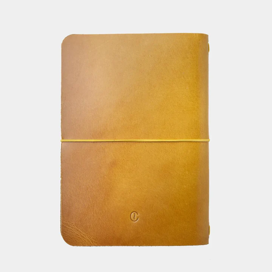 Travel Notebook A5 - Spicy Mustard