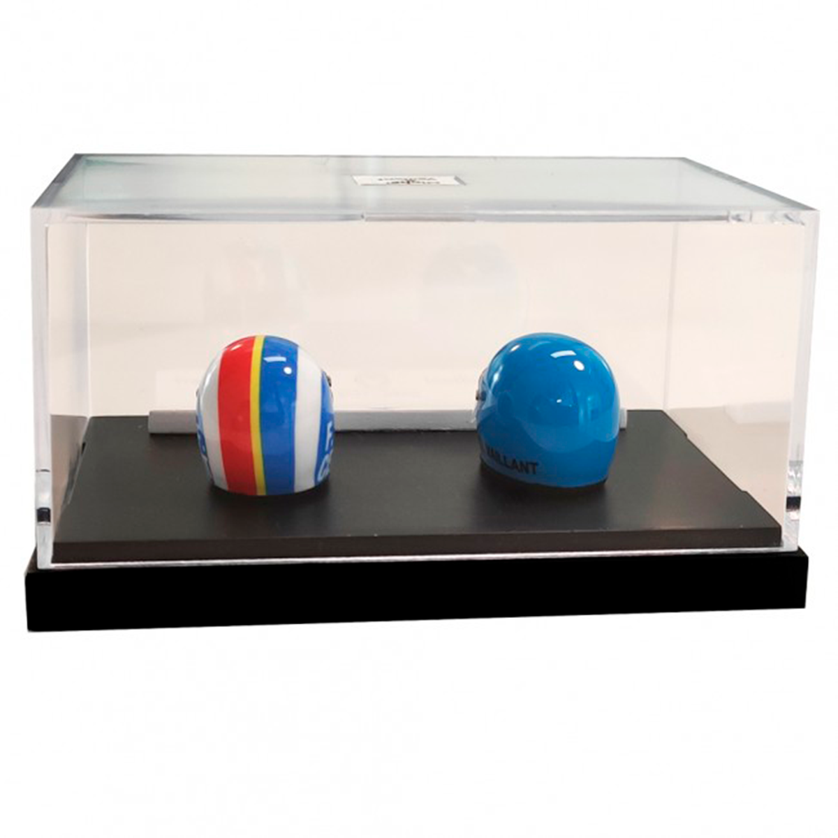 Vaillant and Cevert Miniature Helmet