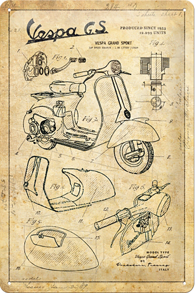 Vespa G.S. Sign
