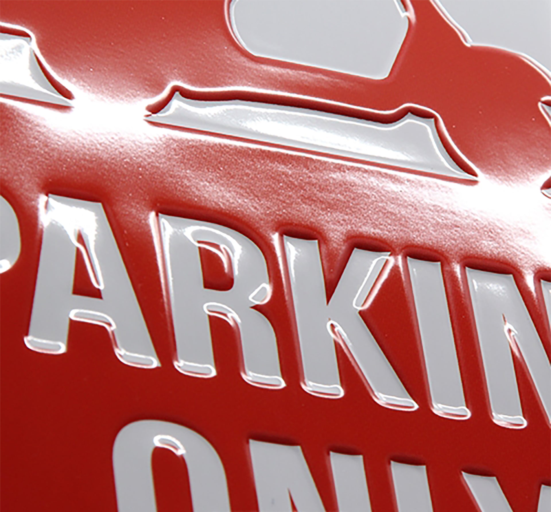 Vespa Parking Only Sign
