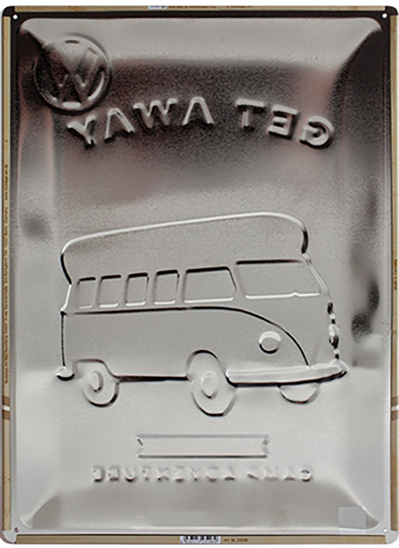 Volkswagen Kombi Let's get Away Sign