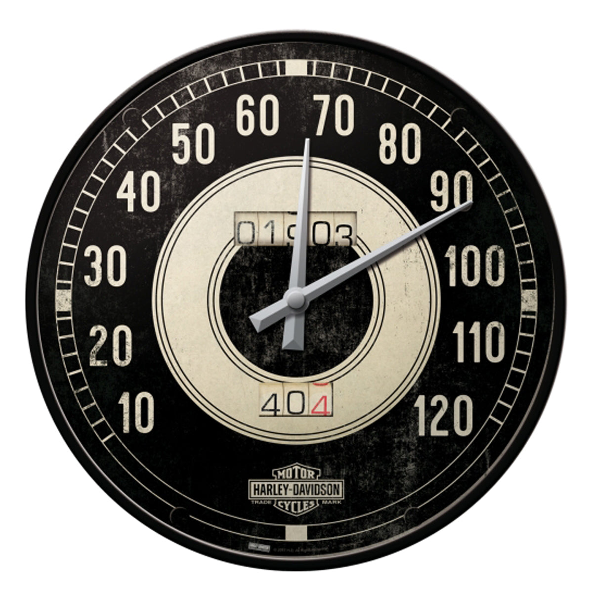 Harley-Davidson Odometer Wall Clock