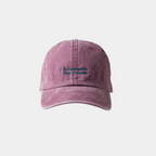 Washed Cotton Cap - Burgundy