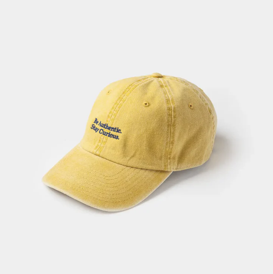 Washed Cotton Cap - Spicy Mustard