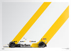 Keke Rosberg, White And Yellow McLaren MP4/2C Tag Porsche, 1986 Portuguese Grand Prix