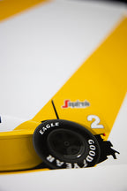 Keke Rosberg, White And Yellow McLaren MP4/2C Tag Porsche, 1986 Portuguese Grand Prix