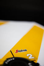 Keke Rosberg, White And Yellow McLaren MP4/2C Tag Porsche, 1986 Portuguese Grand Prix