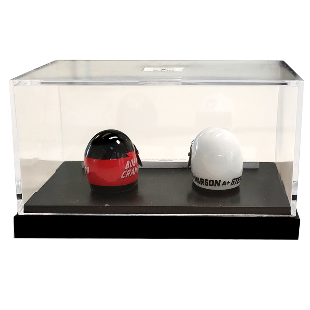 Steve Warson and Bob Cramer Miniature Helmet Duo
