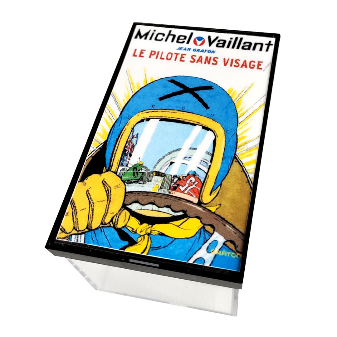 Michel Vaillant and Jean Pierre Miniature Helmet Duo