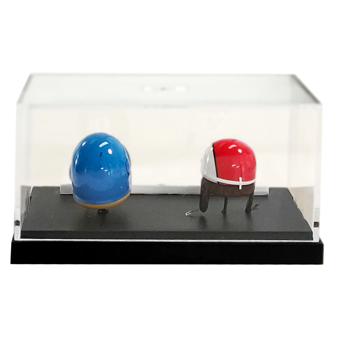 Michel Vaillant and Jean Pierre Miniature Helmet Duo