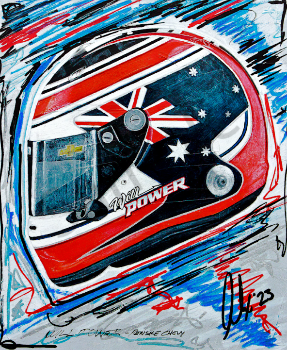 Will Power - 14 500 Helmet Print