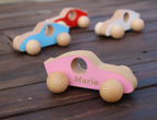Wood Toy Car with Engraved Name- Easter Gift