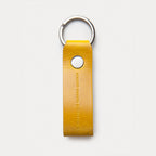 Leather Key Chain Spicy Mustard