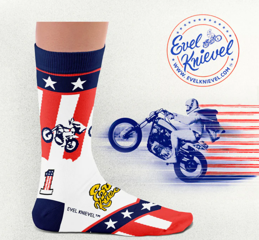 Evel Knievel Socks