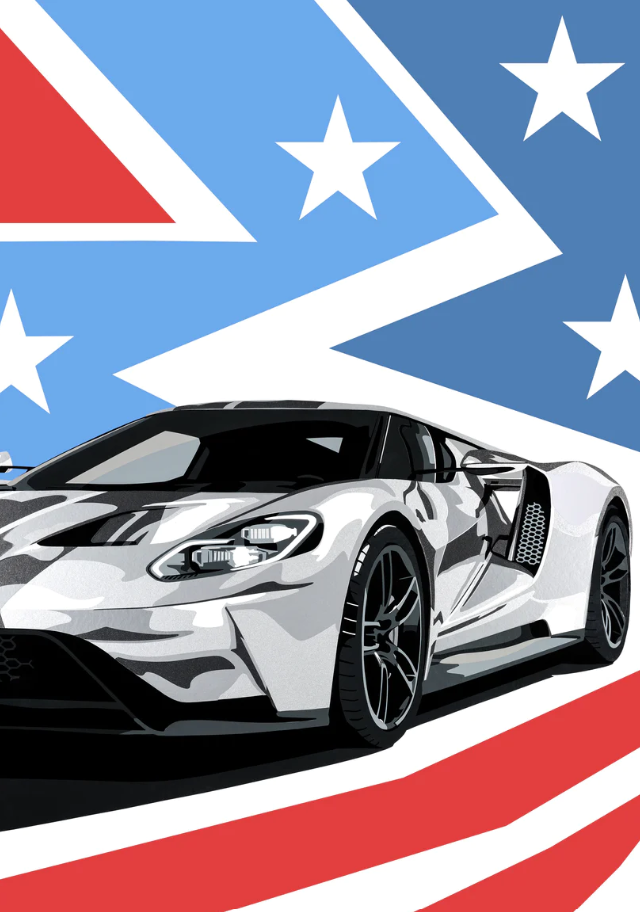 BPC (Bedroom Poster Collection) Ford GT Super Car